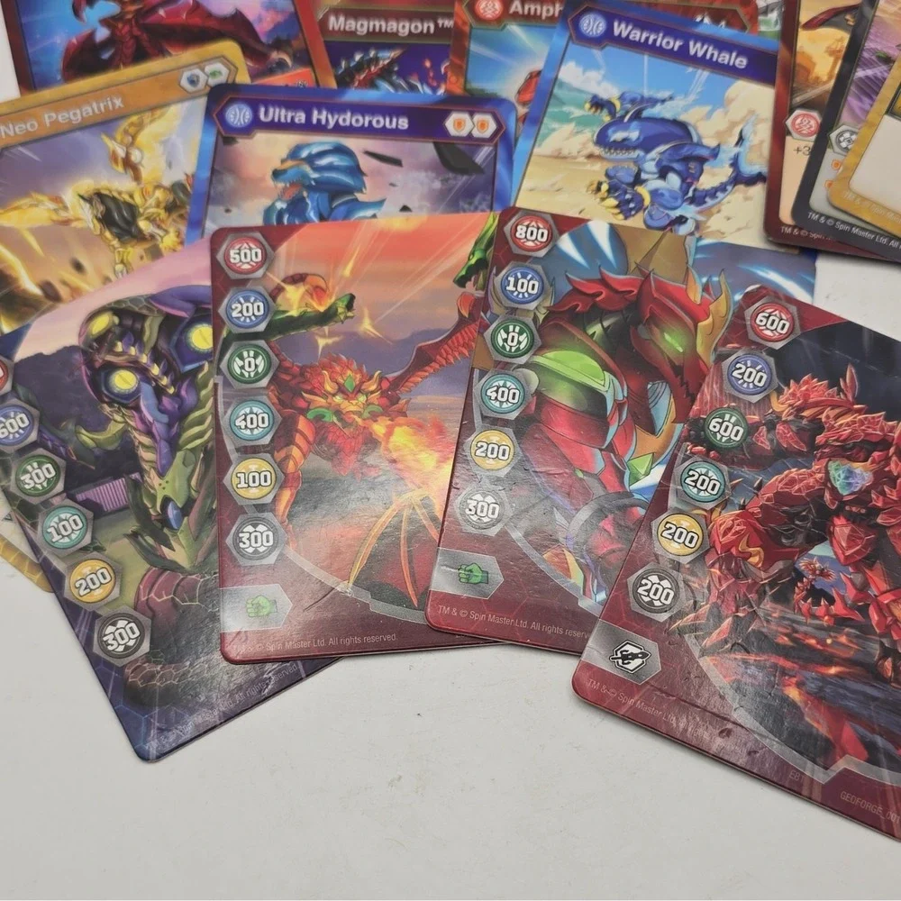 Spin Master Bakugan GeoForge 13 English Gate Cards: Jettra Ghost Beast+more